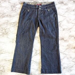 One 5 One Dark Wash Trouser Style Jeans